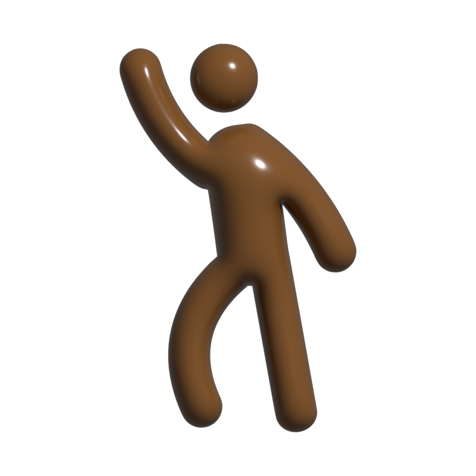 3d icon of people greeting png