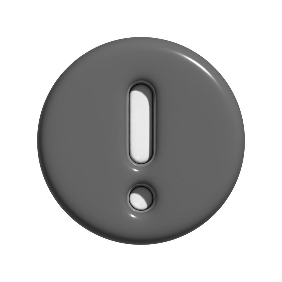 warning icon 3d png