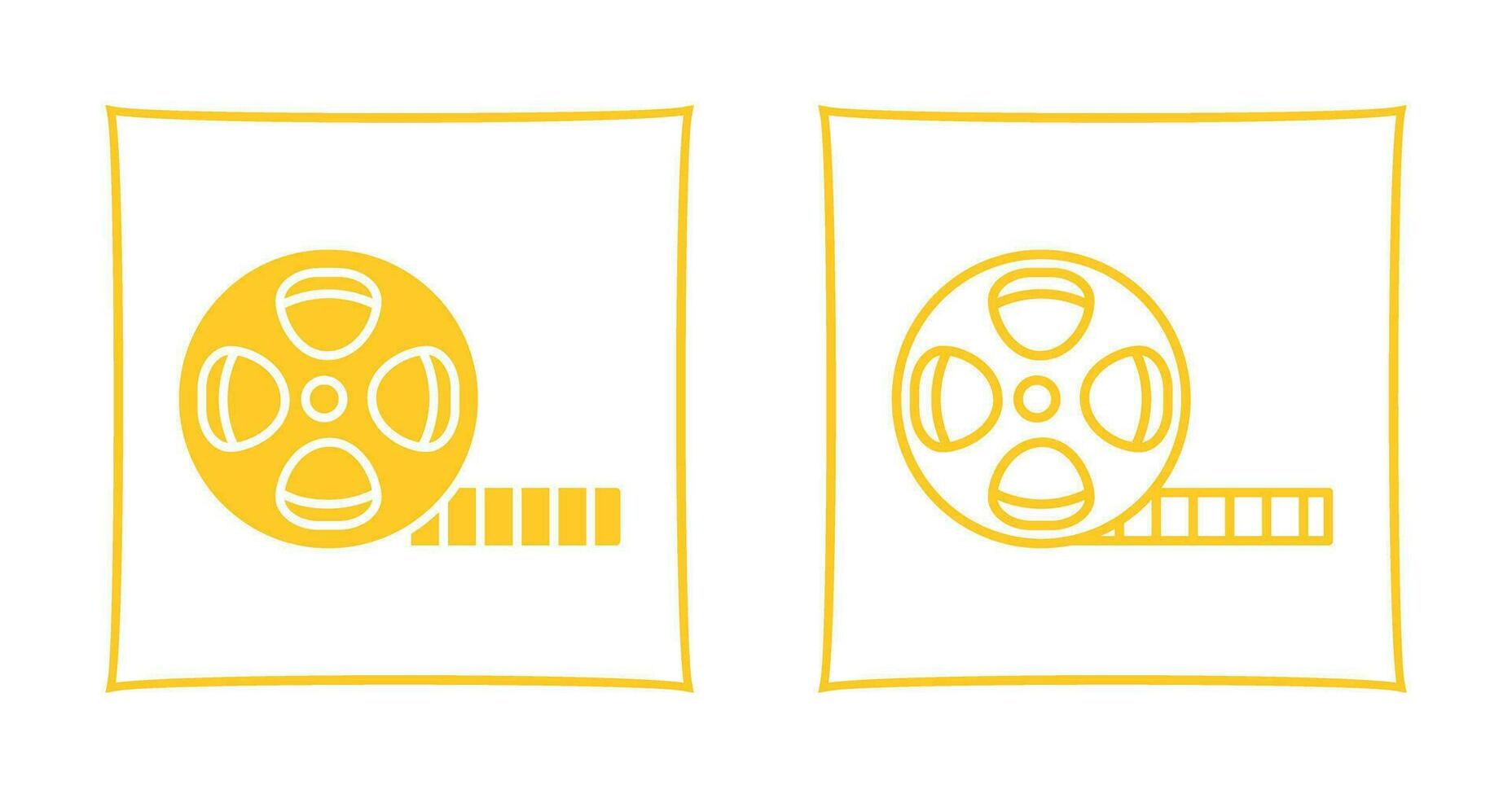 Film Reel Vector Icon