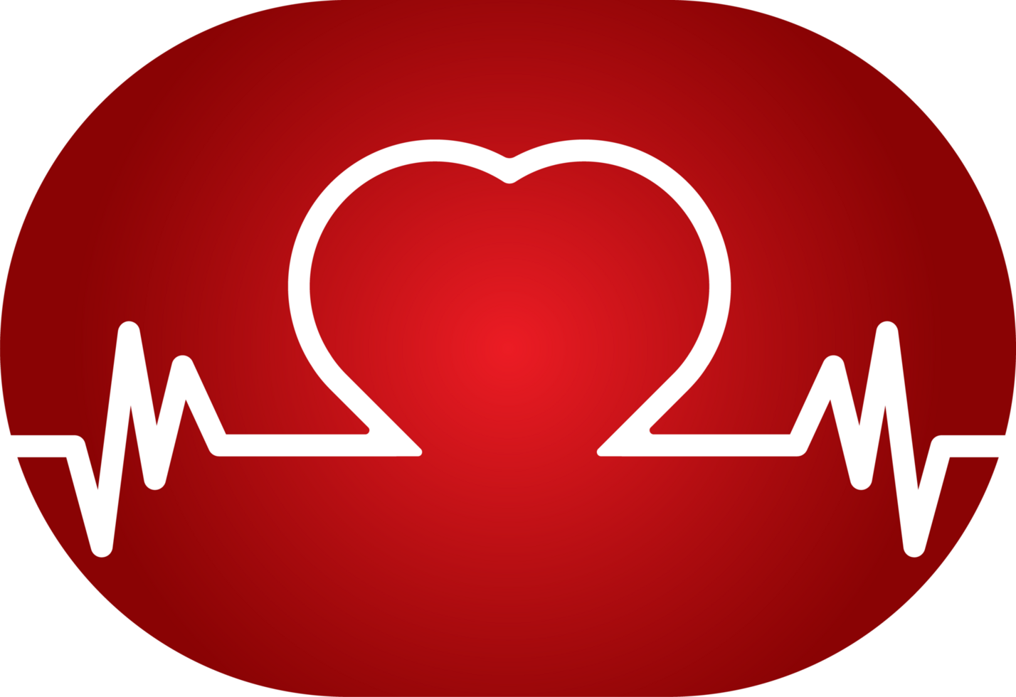 Medical icon design. Blood drop and pulse rate icon design. The medical red icon with blood drop and heart icon illustration. png