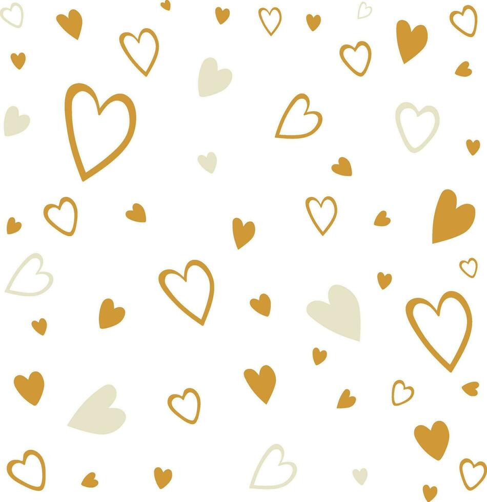 Love background with hearts. vector