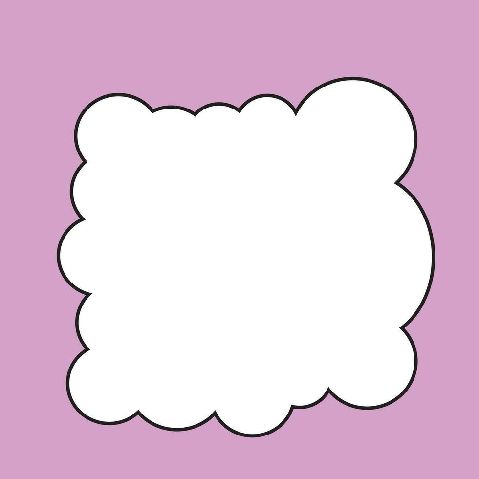 Square shaped frame design. vector