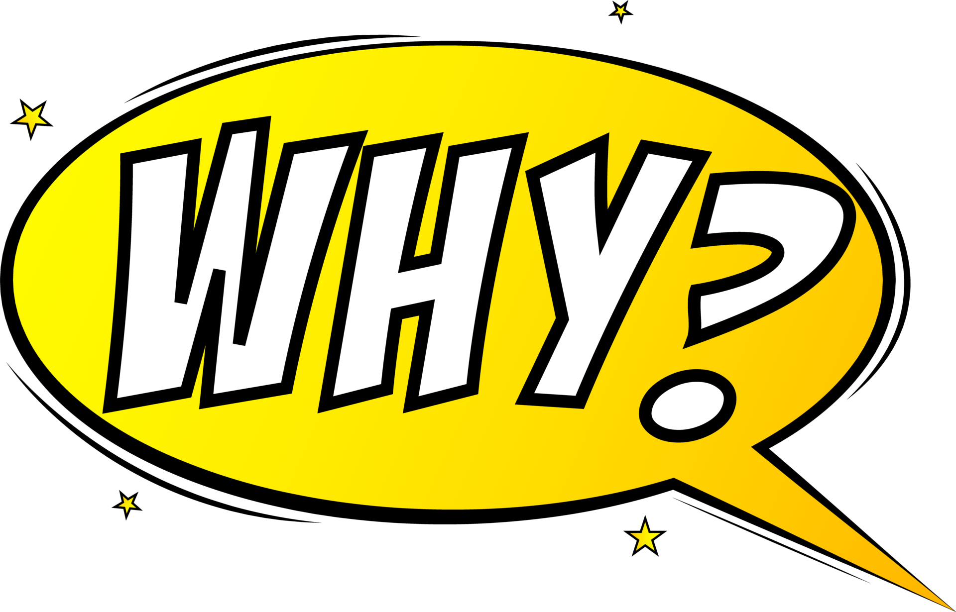 Question comic burst with white and yellow colors Text bubbles for