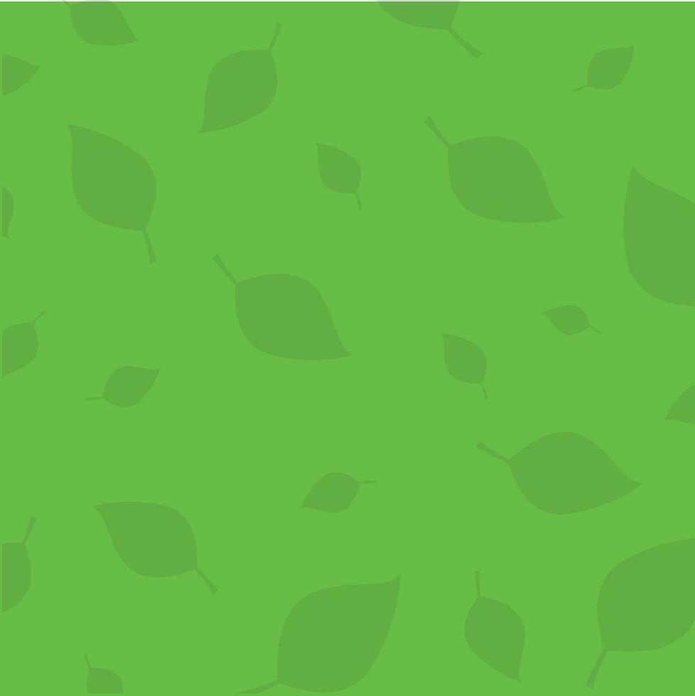 Green leaves decorated background. vector