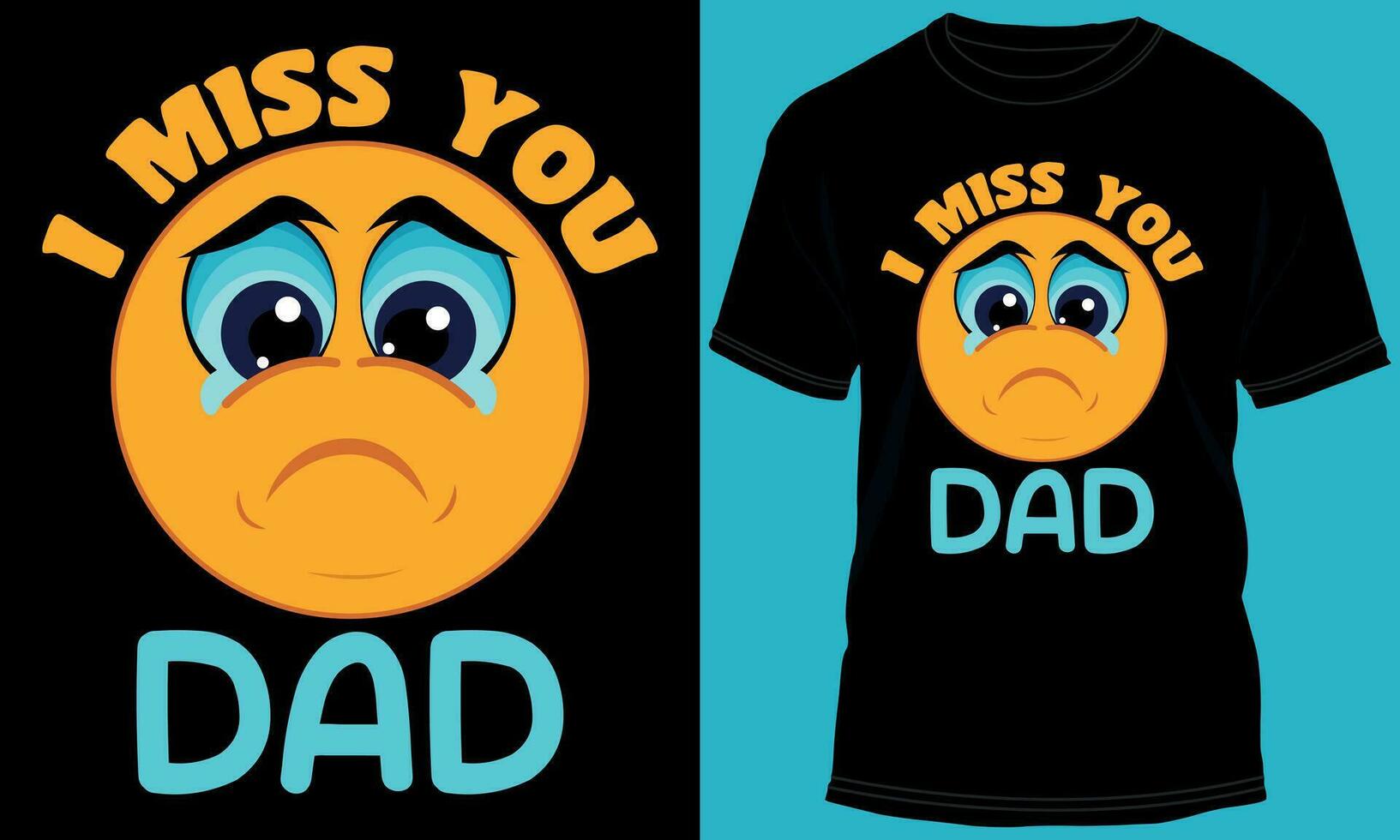 yo perder usted papá emoji camiseta diseño vector