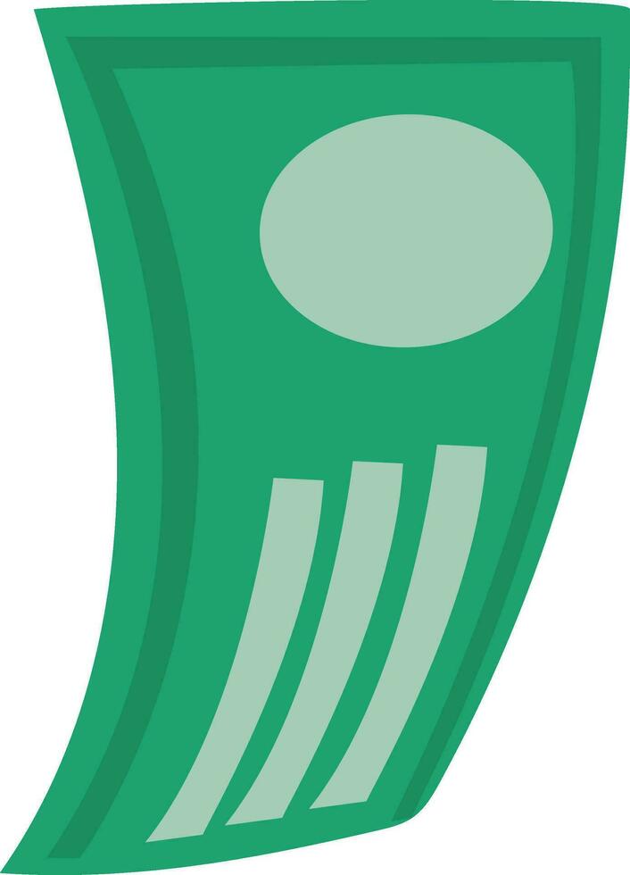 Doodle style banknote icon. vector