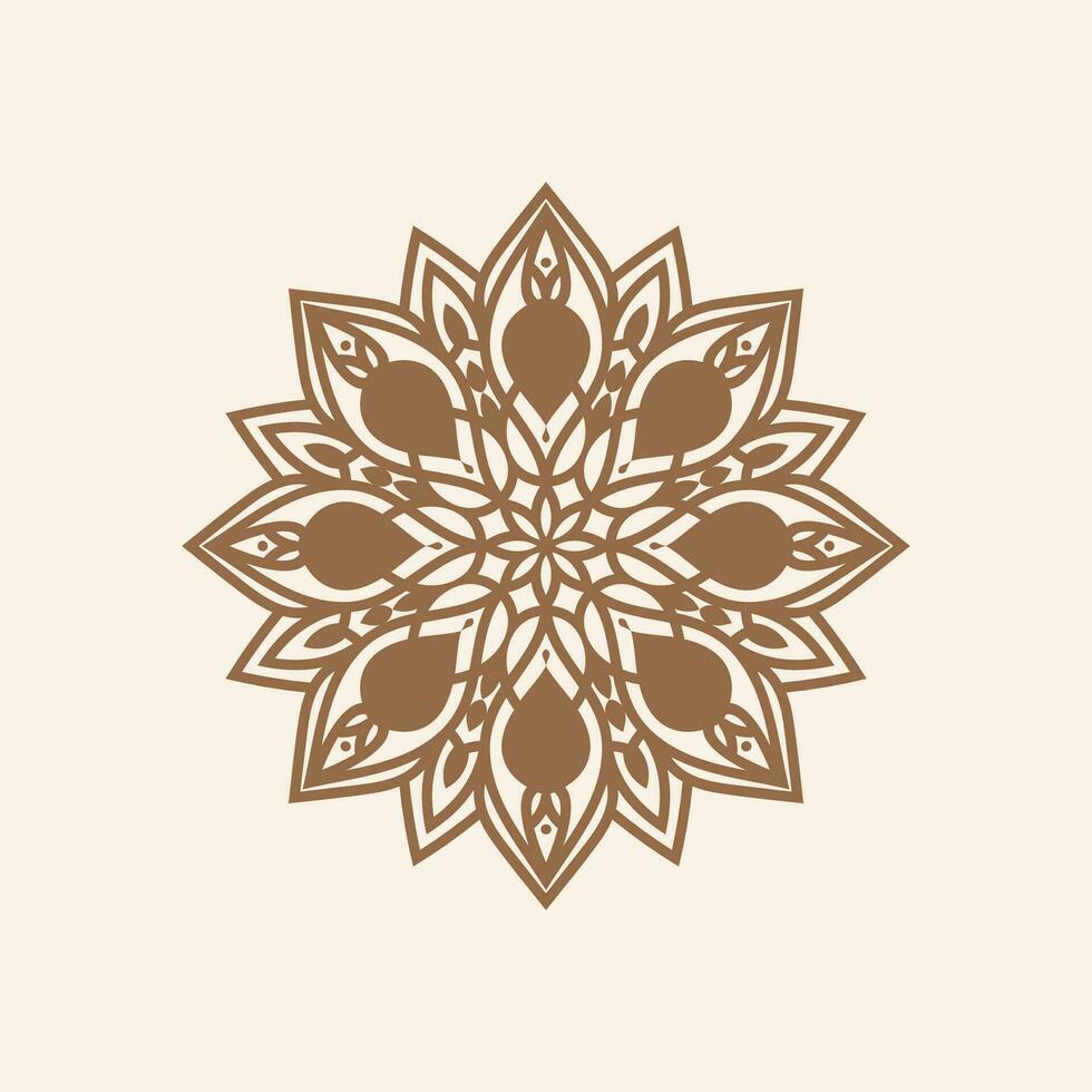 Stylish ethnic mandala design beautiful background vector