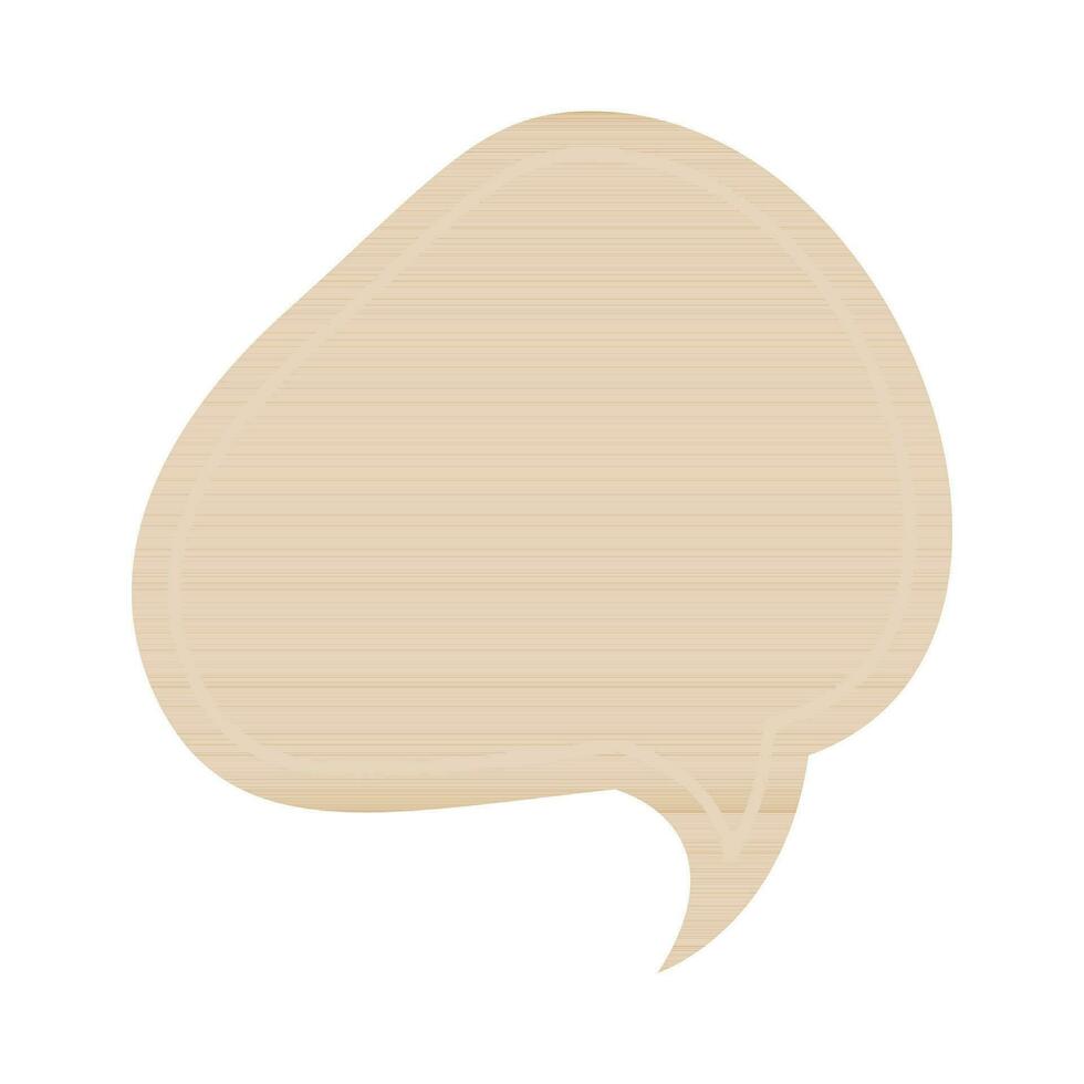 Cute Bubble talk. Hand-drawn speech bubble. Talk chat speak message. Empty blank comment. Vector illustration design