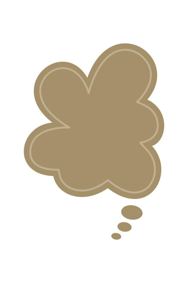 Cute Bubble talk. Hand-drawn speech bubble. Talk chat speak message. Empty blank comment. Vector illustration design