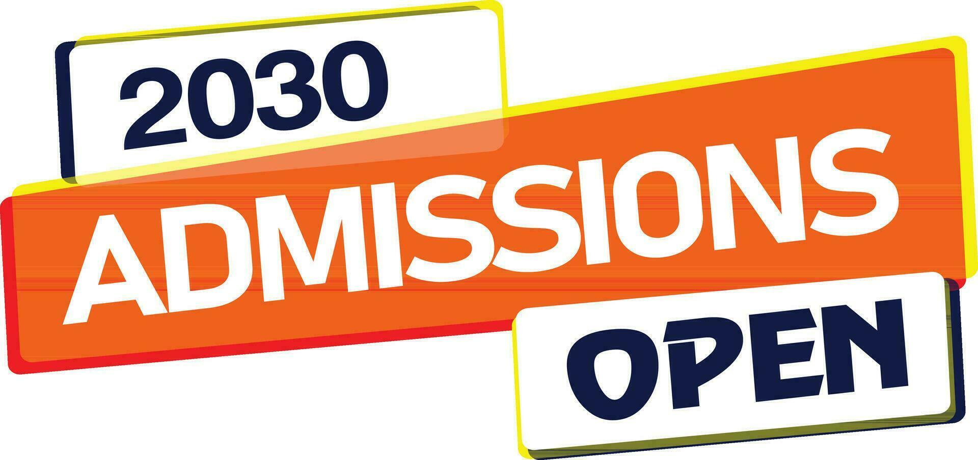 2023 admission open banner abstract school college coaching clipart vector