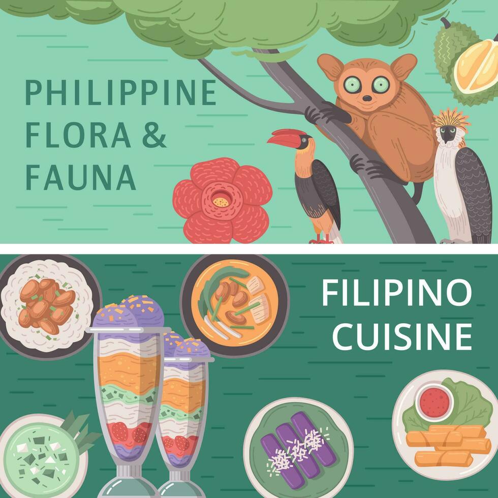 Philippines Travel Banner vector
