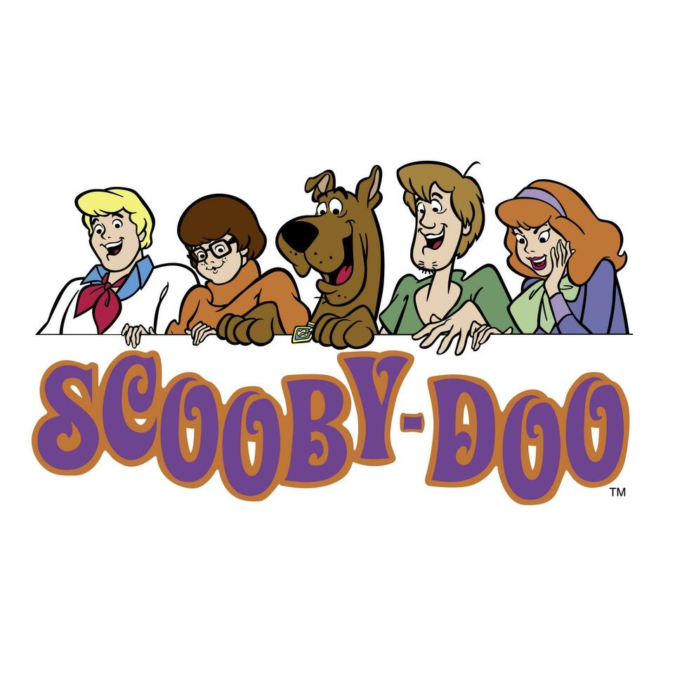 character illustration in scooby doo vector