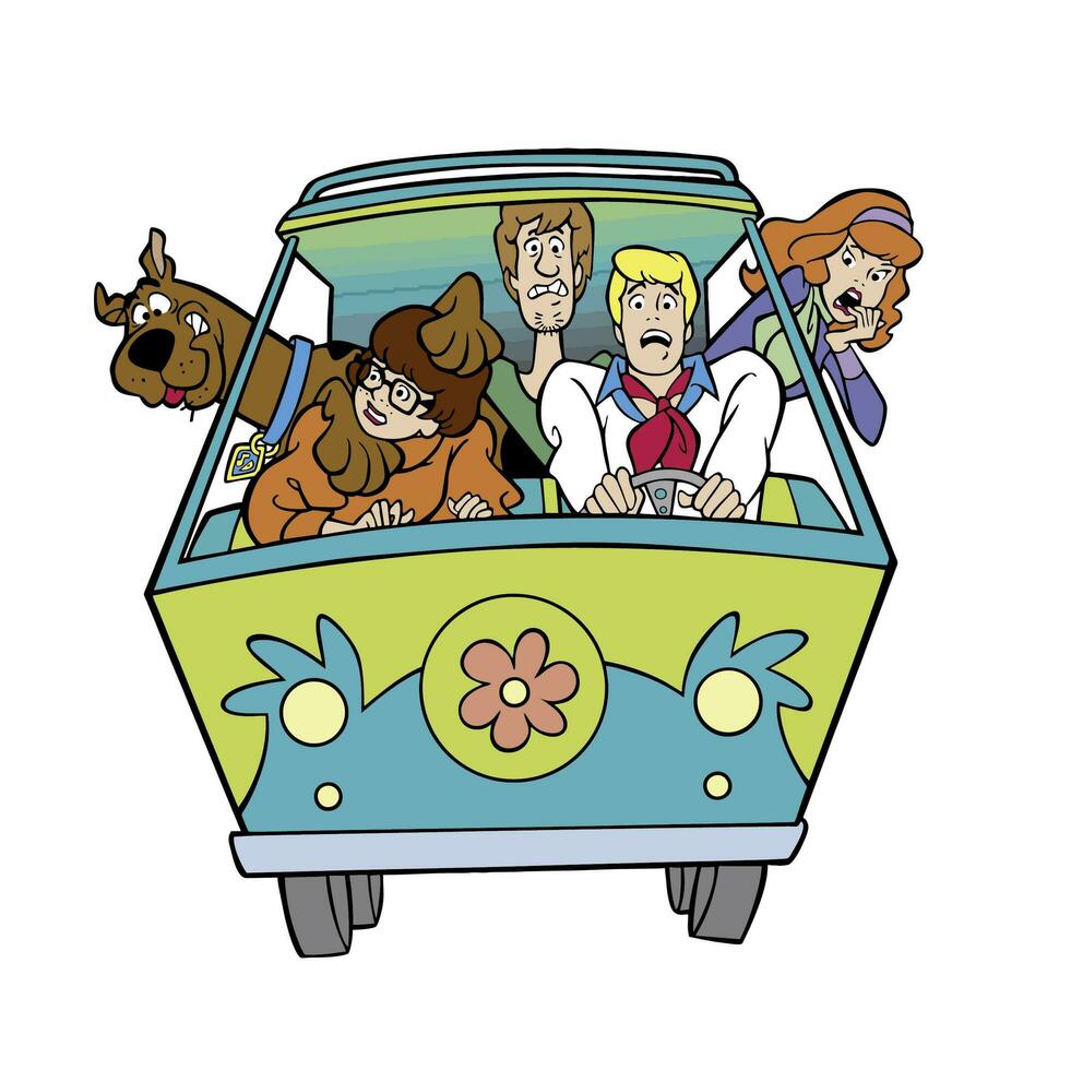 character illustration in scooby doo vector