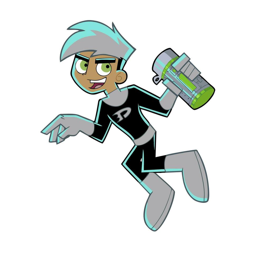 danny phantom illustrations for t-shirts, jackets, hoodies, children's clothes, stickers, posters and others vector