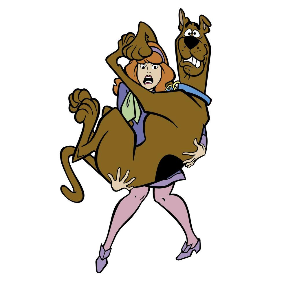 character illustration in scooby doo vector