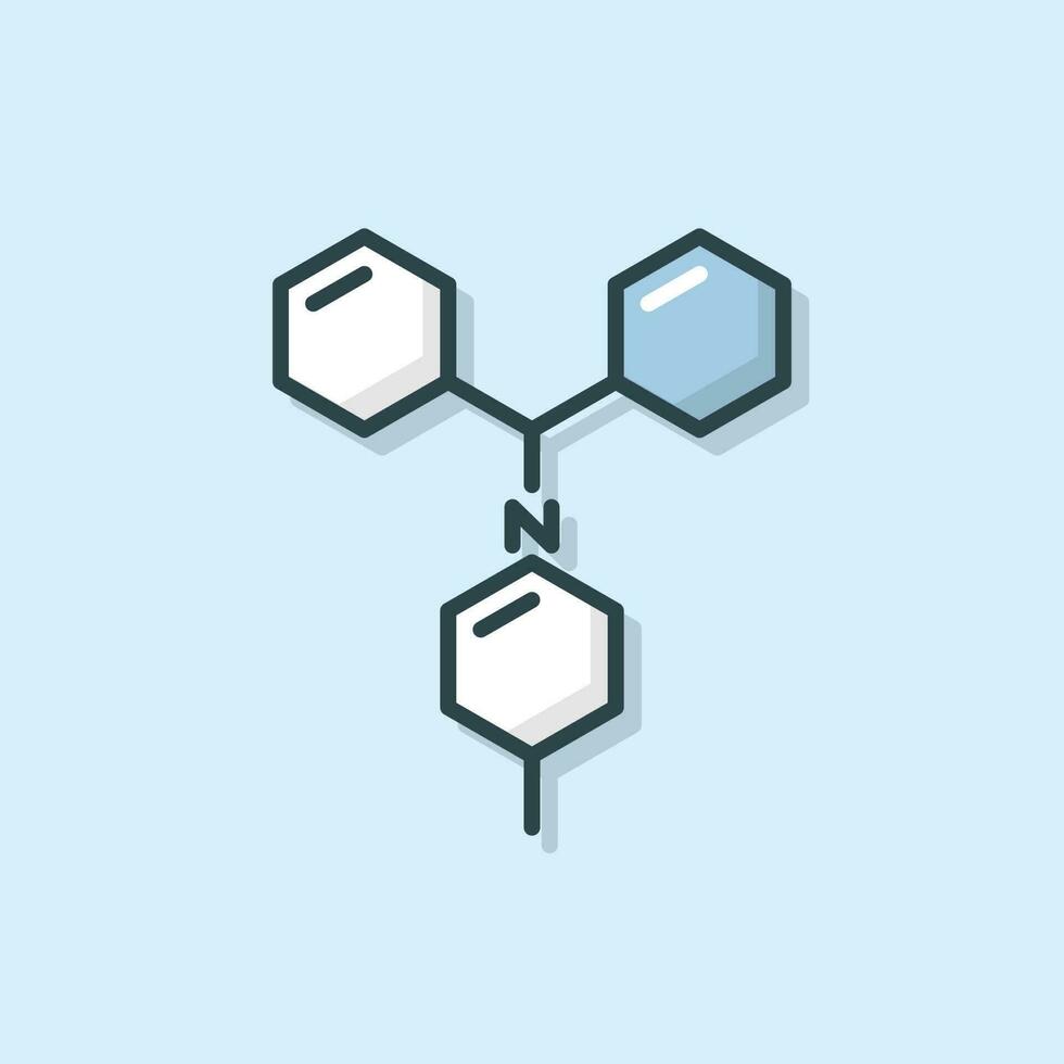 Antiemetic medical minimal flat icon vector