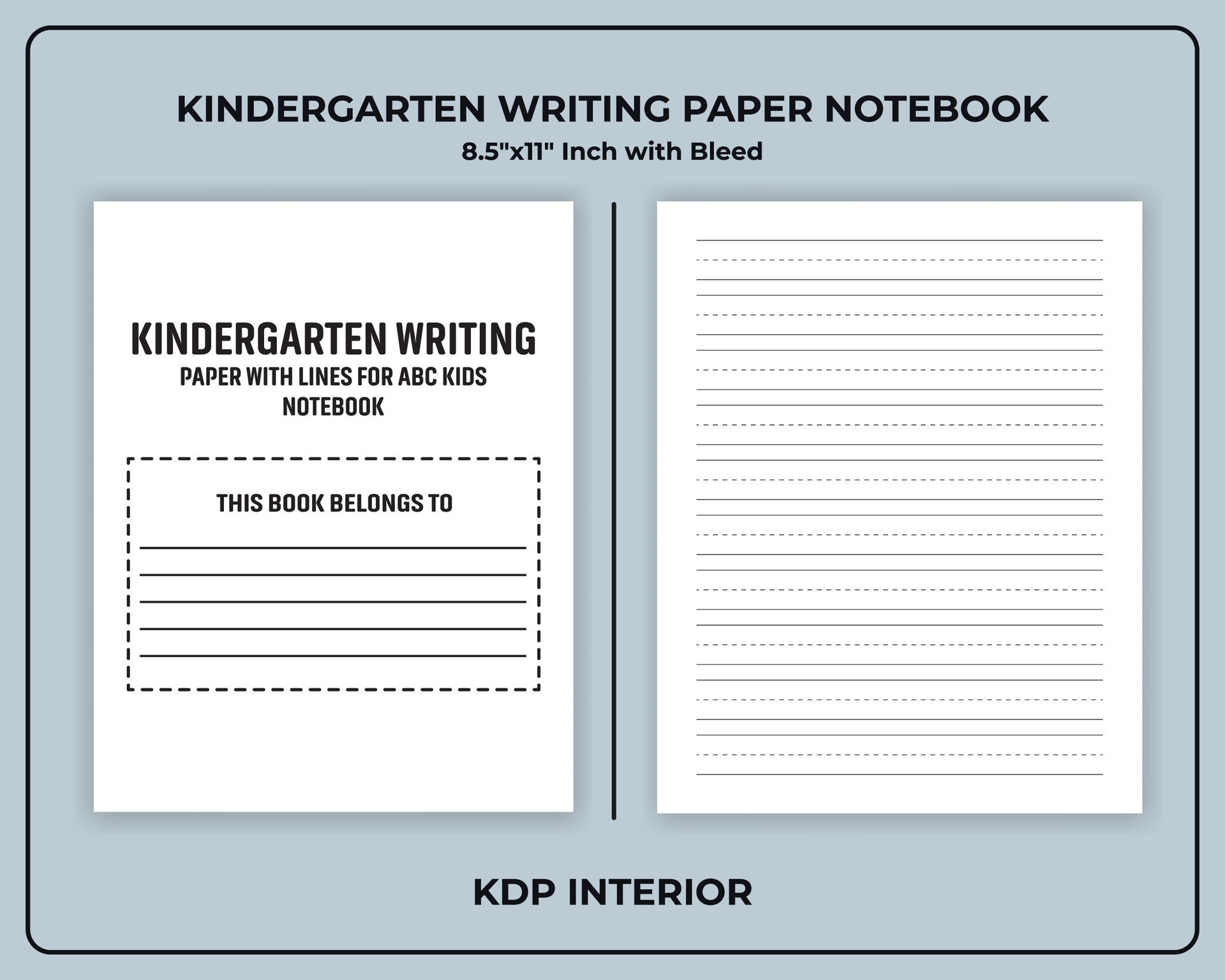 Kindergarten Writing Paper