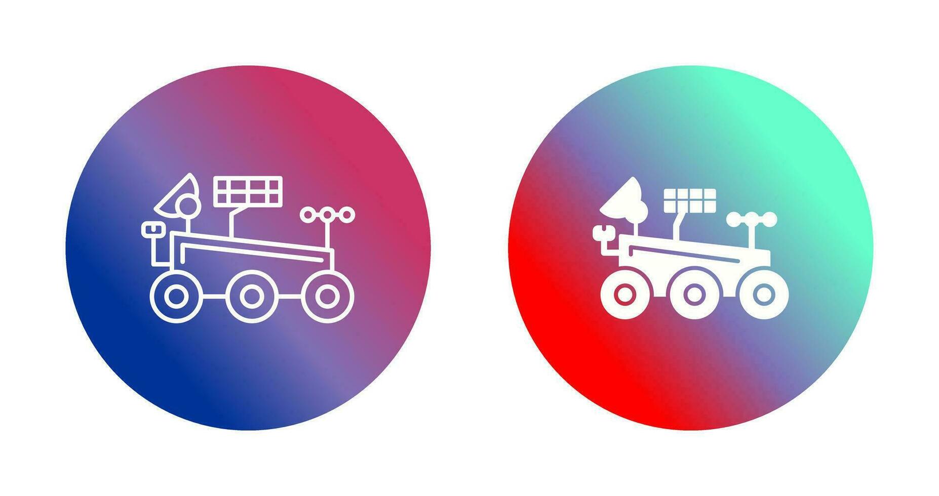 Mars Rover Vector Icon