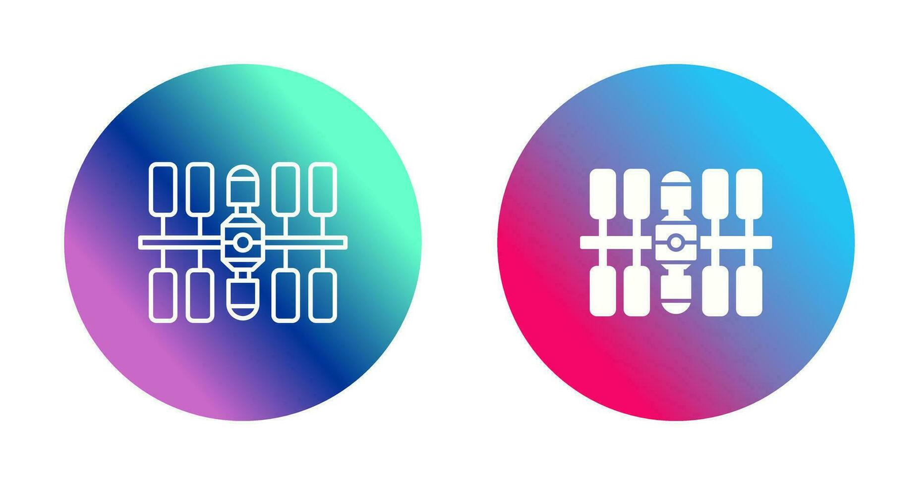Space Station Vector Icon