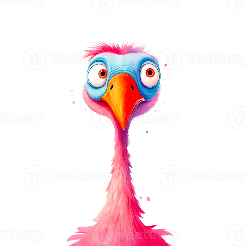 Watercolor Smiling Animals, watercolor splash Funny Animal png