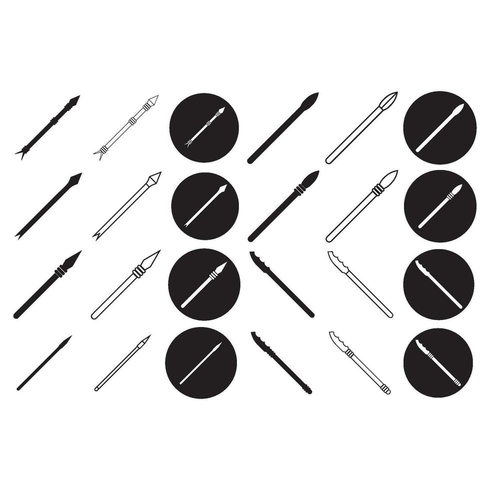 spear icon vector