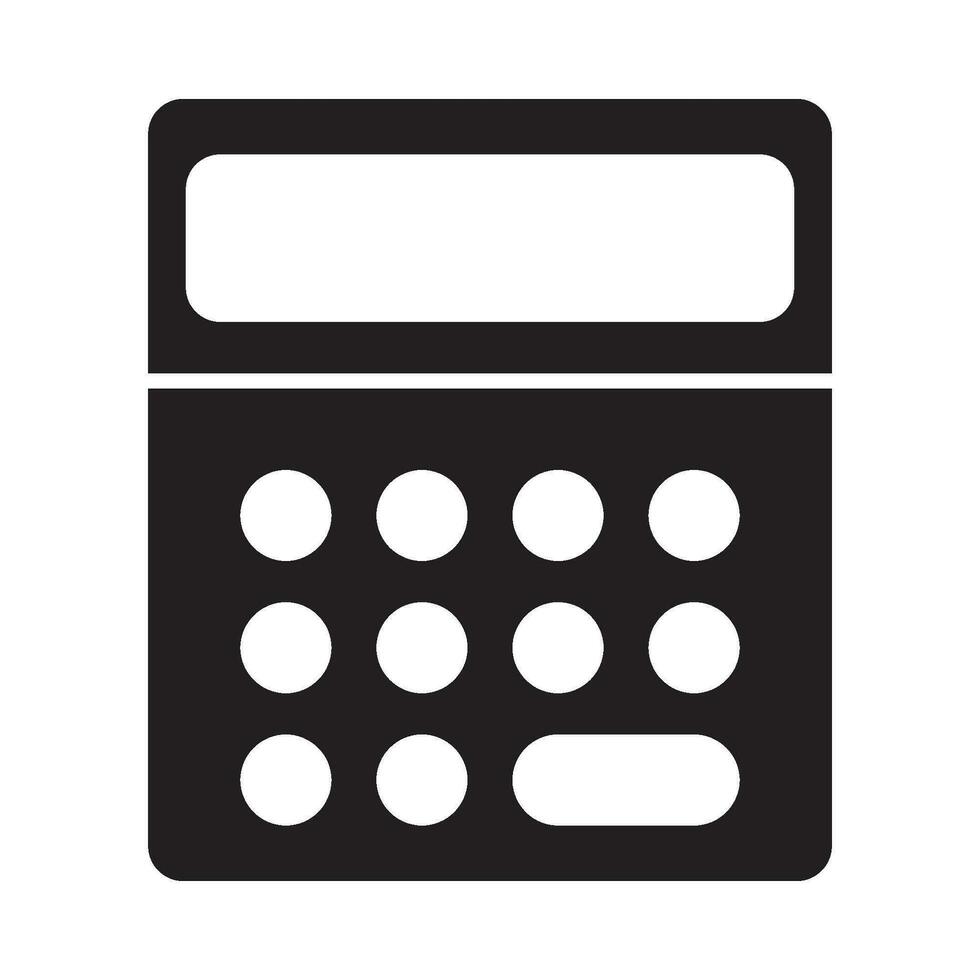 calculator icon vector