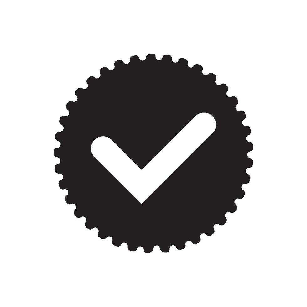 tick icon vector