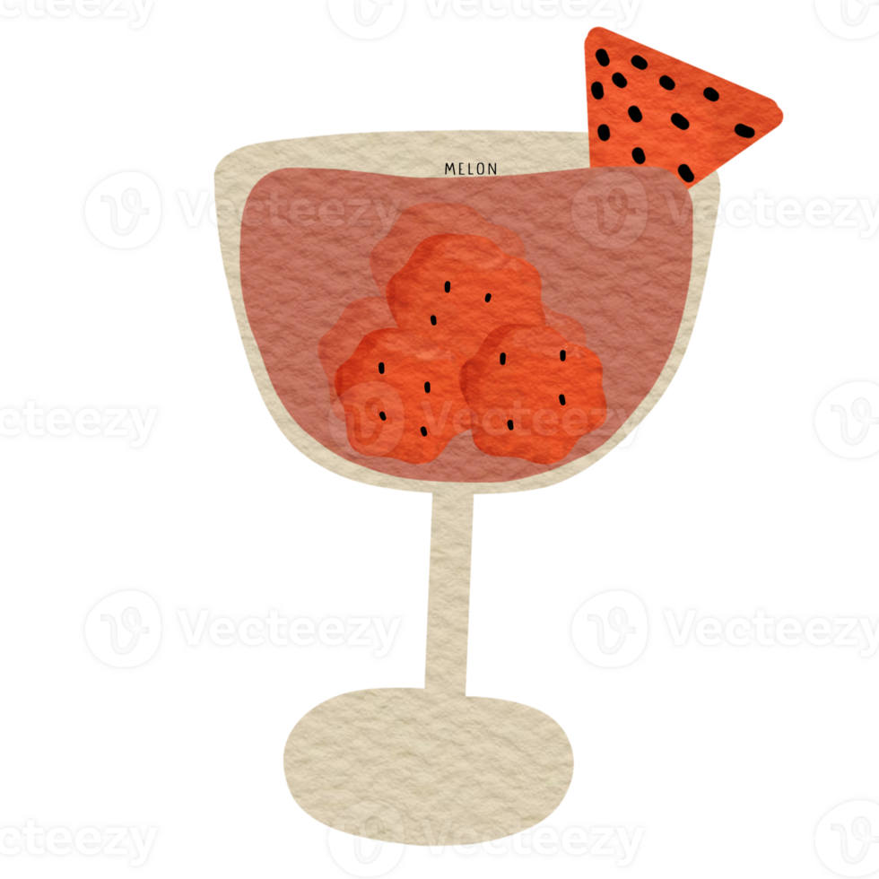 Melon various summer fruits png