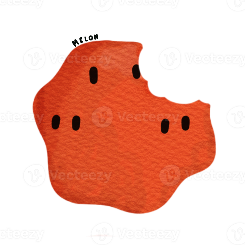 Melon various summer fruits png