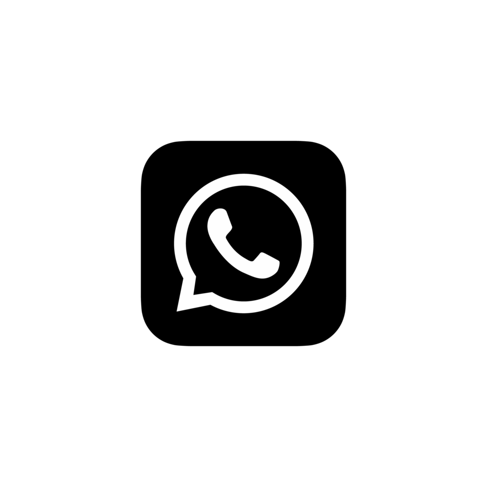 WhatsApp Logo Black And White 24806457 PNG whatsapp-logo-black-and-white-24806457-png
