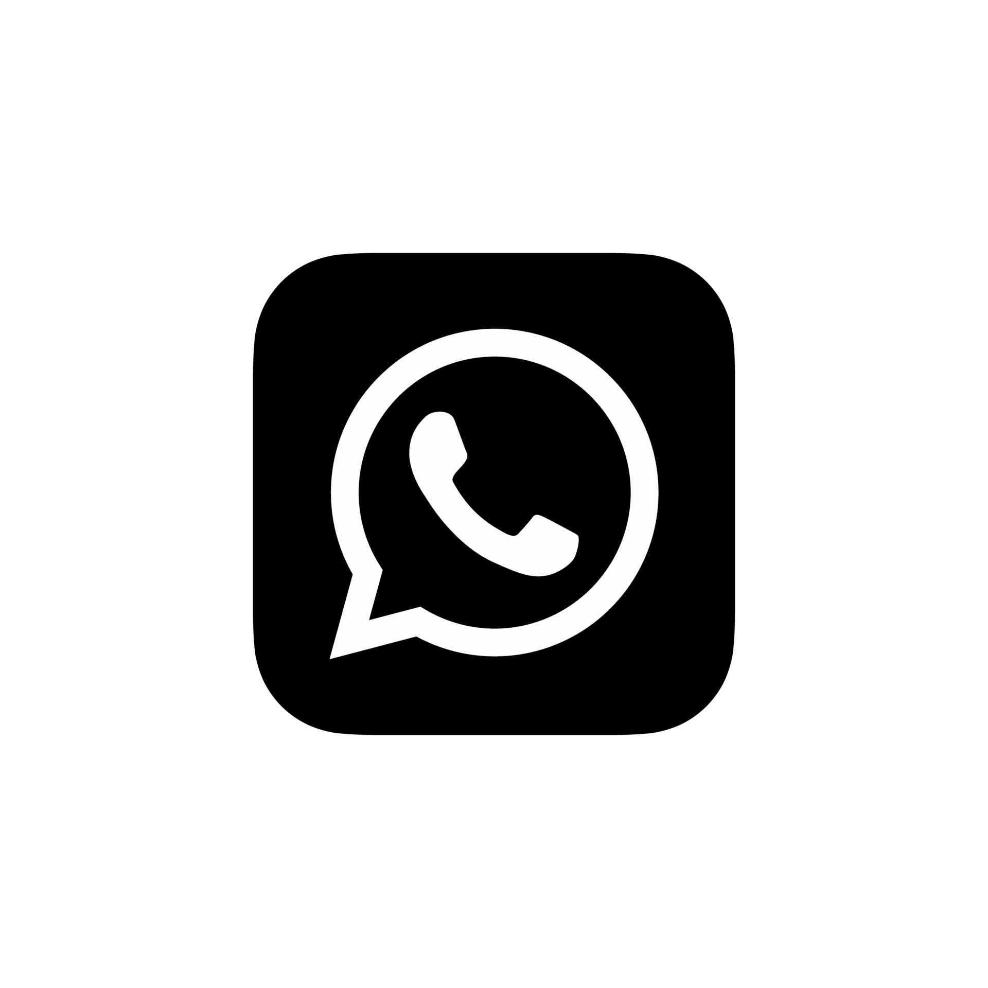 Logo Whatsapp Noir Et Blanc 24806478 PNG logo-whatsapp-noir-et-blanc-24806478-png