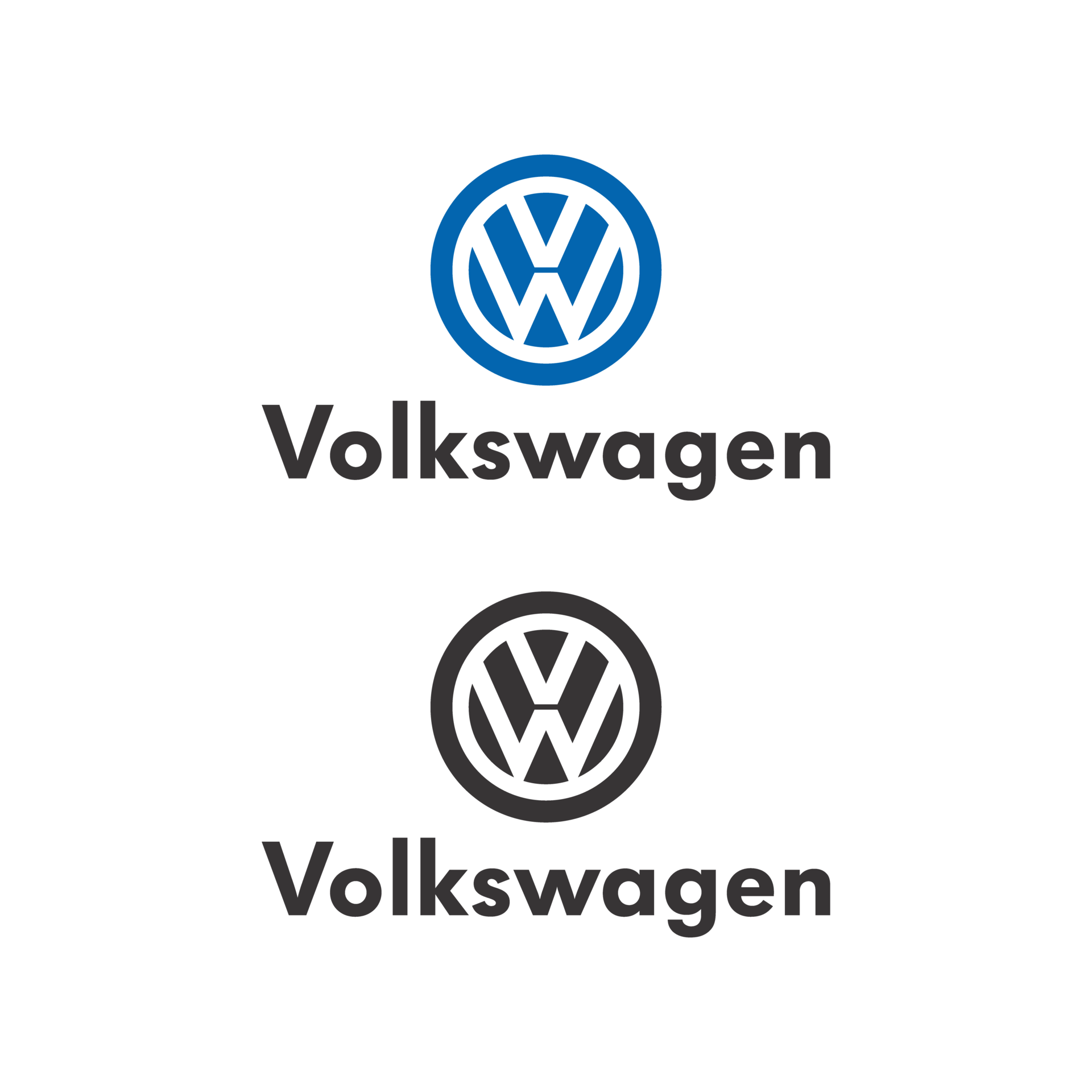 Volkswagen logo transparente png 24806502 PNG