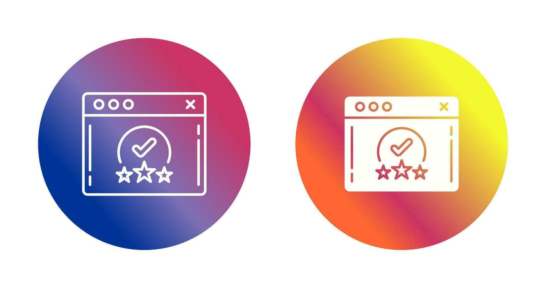 Rating Vector Icon