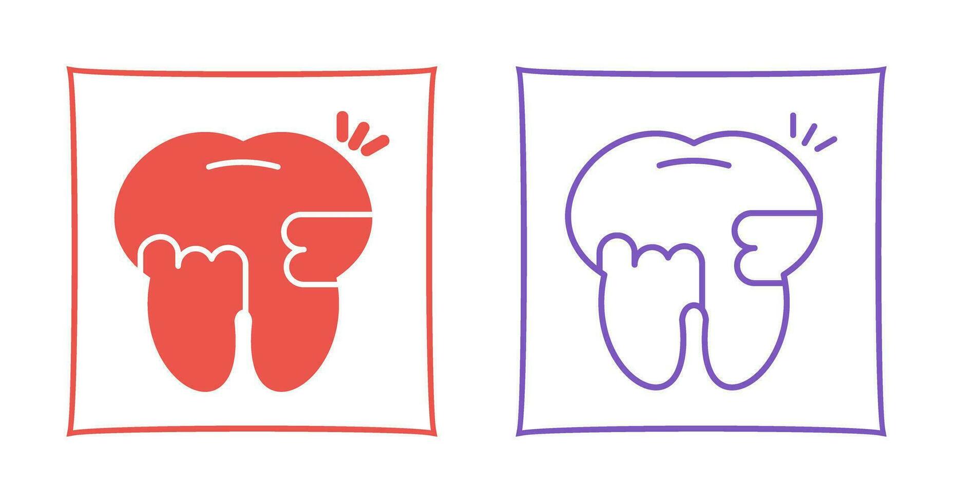 Toothache And Plaque Vector Icon