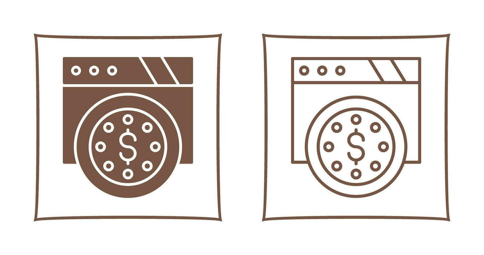 Dollar Coin Vector Icon