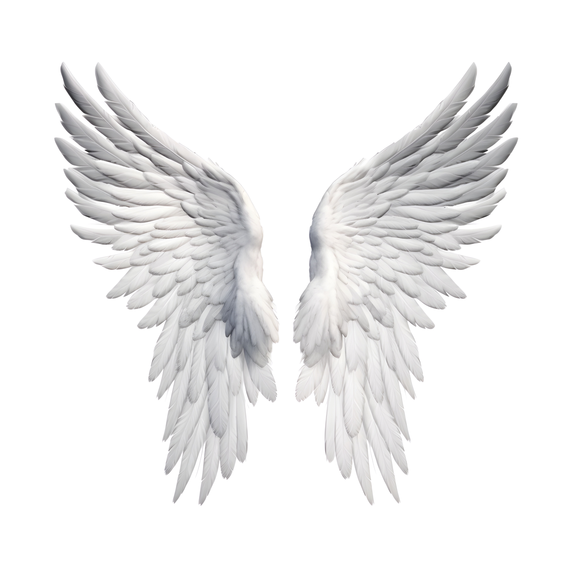 Angel wings isolated on transparent background. AI Generated 24807396 PNG