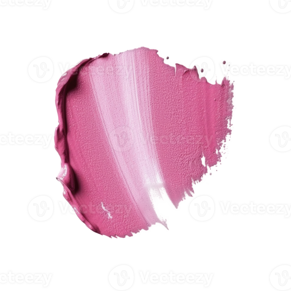 Lipstick smear isolated. Illustration png