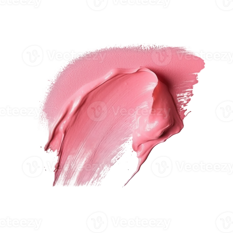 Lipstick smear isolated. Illustration png