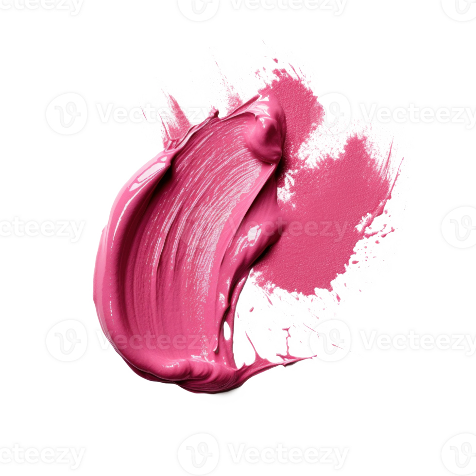 Lipstick smear isolated. Illustration png