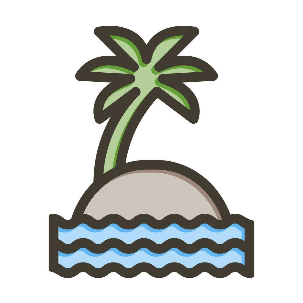 Beach Icon Design vector