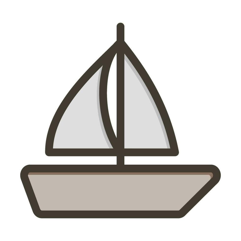 Sail Boat Icon Design vector