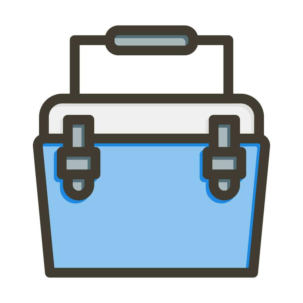 Ice Box Icon Design vector