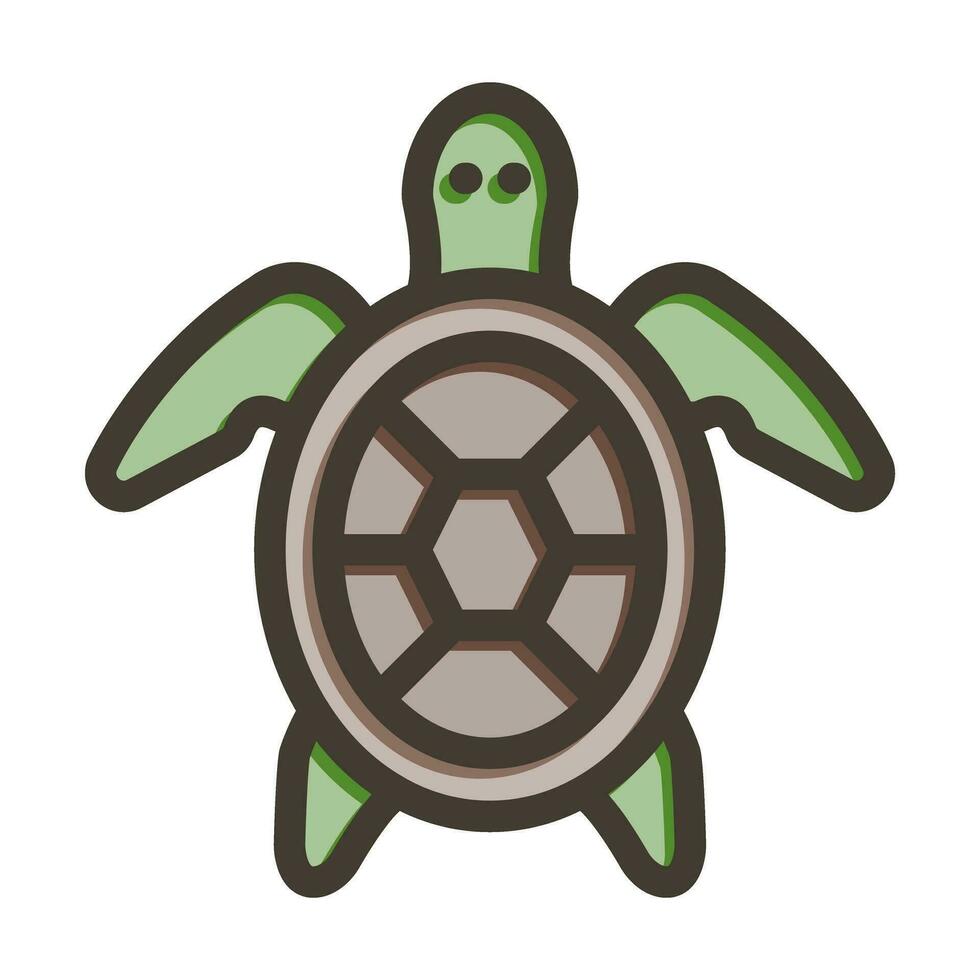 diseño de icono de tortuga vector