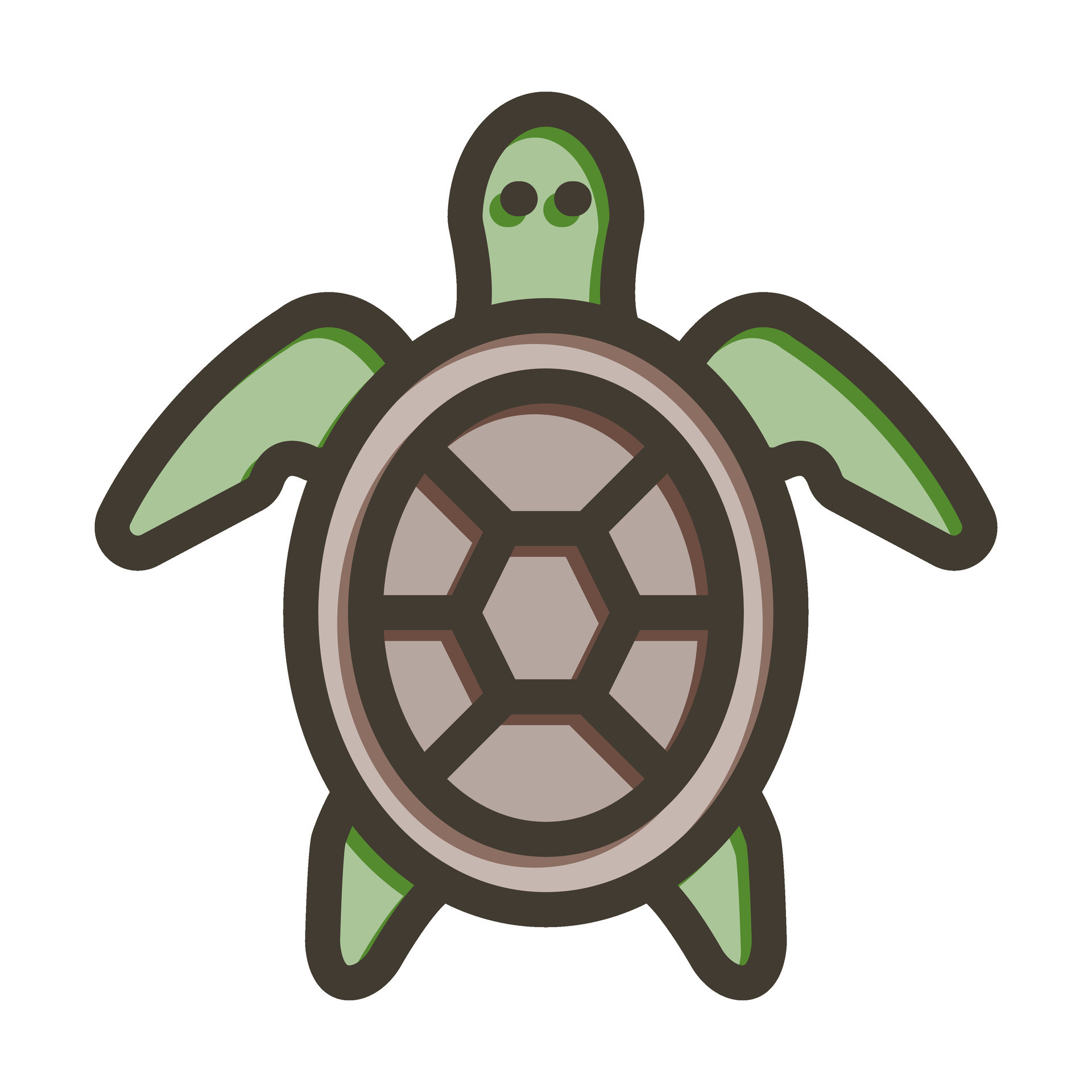 Turtle Icon Design 24810237 Vector Art at Vecteezy