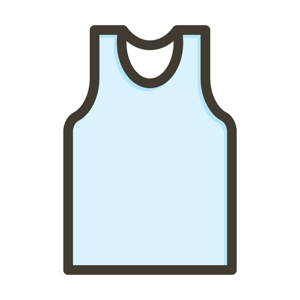 diseño de icono de camiseta sin mangas vector