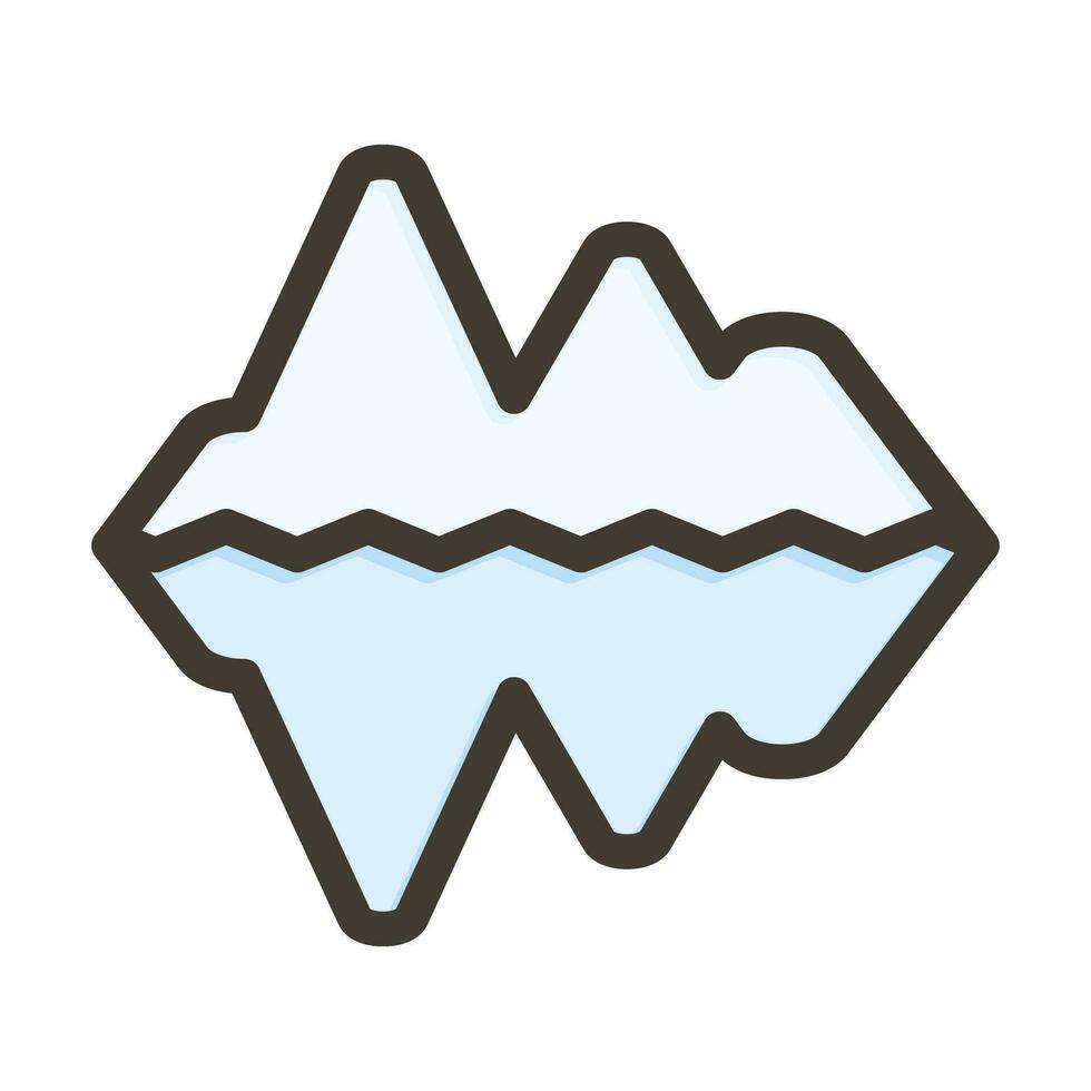 Iceberg Icon Design vector