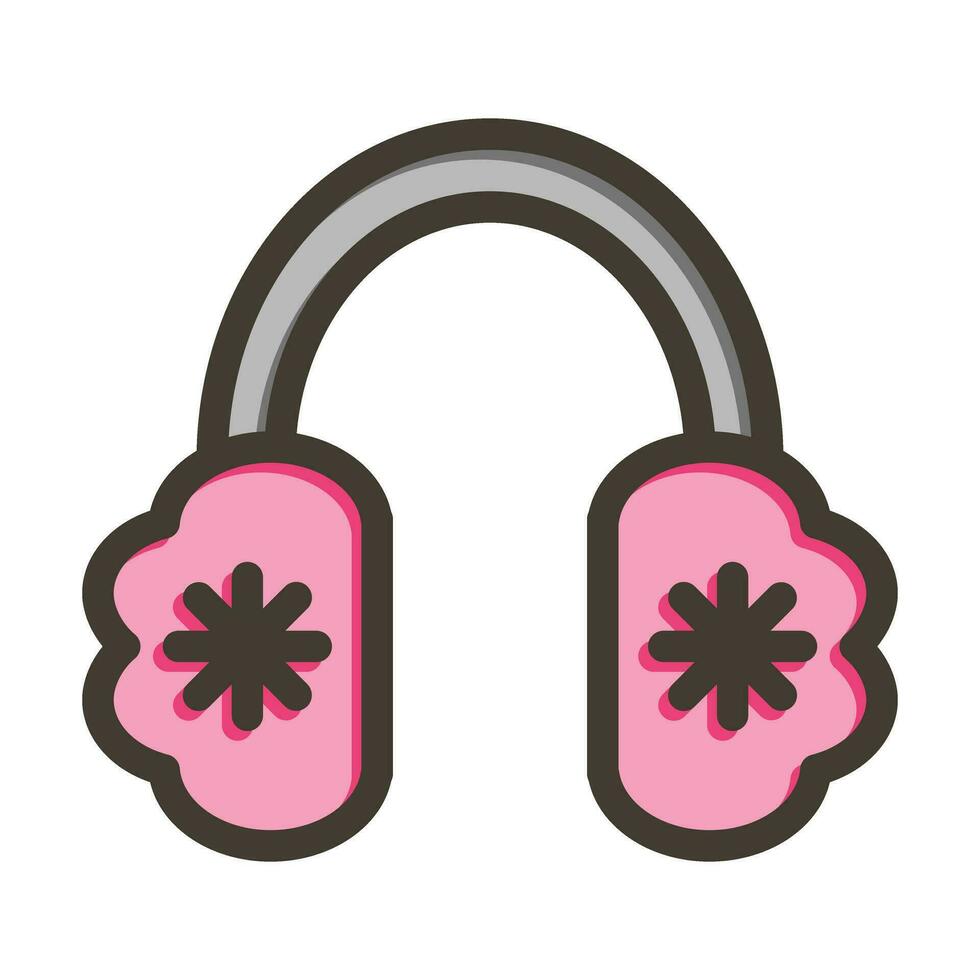 Earmuff Icon Design vector