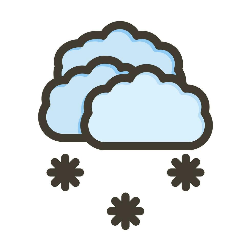 Snowy Icon Design vector