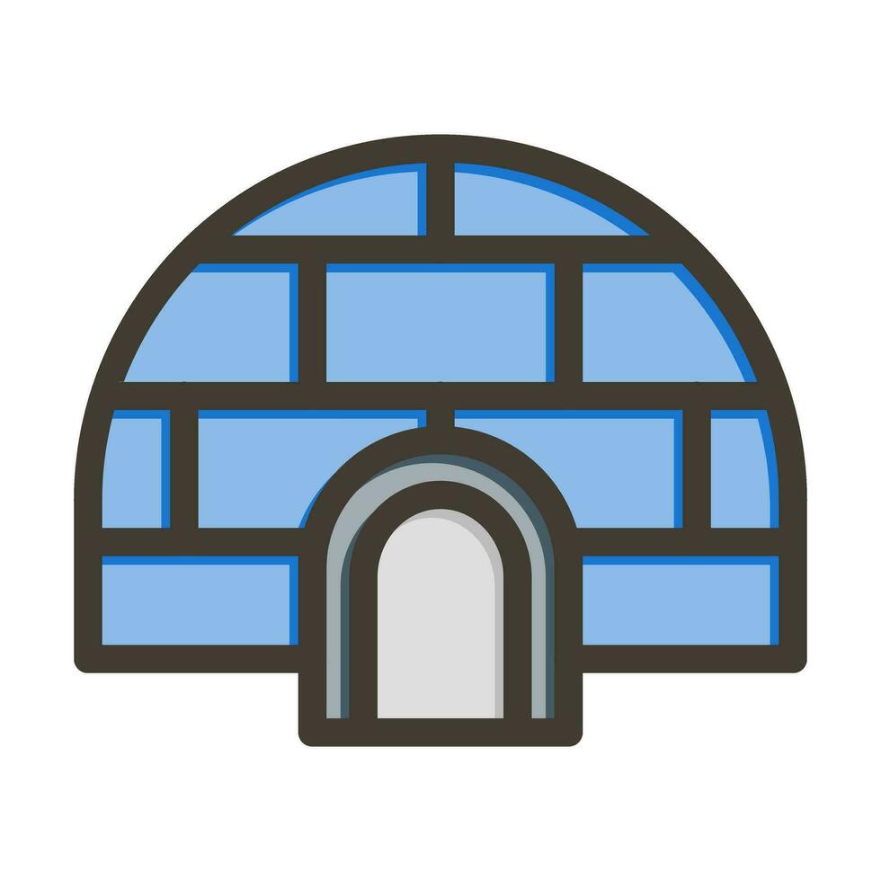 Igloo Icon Design vector