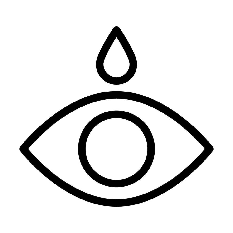 Eye Drop Icon Design vector